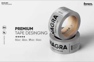 create customized packaging duct tape design in any size
