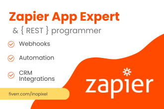 setup or fix zapier zap integration automation