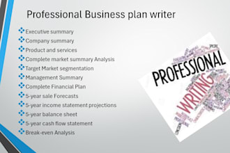 provide investor ready financial projections, forecast and financial modeling
