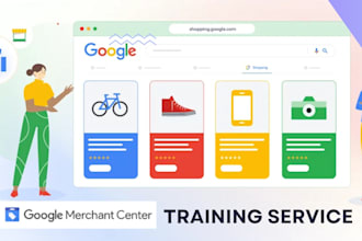 train you on google merchant center setup, feed optimisation, policy compliancy