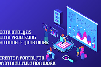 automate excel, csv work through webportal