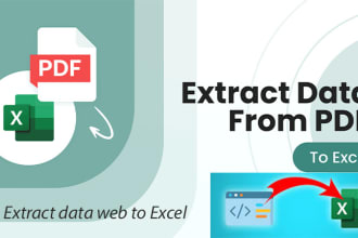 mine or extract data from web and put in excel or google spreadsheets