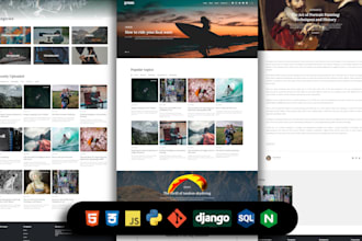 be your full stack web developer, python django developer