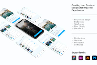 do latest mobile app UI UX design, website UI UX design with prototype