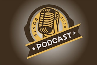 create high quality radio, tv, broadcast, podcast cover art and logo