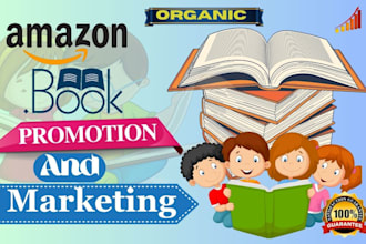 do amazon book promotion and organic marketing