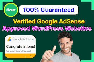 derived you verified wordpress website and approved adsense