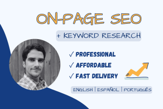 do onpage SEO optimization for your website