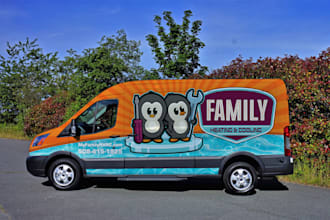 do awesome car, van and vehicle wrap design