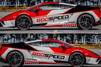 make professional unique racing car and vehicle wrap design
