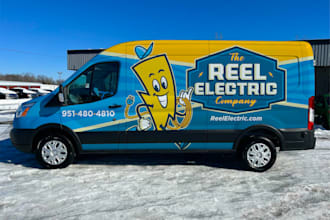 make attractive eye catching van and vehicle wrap design