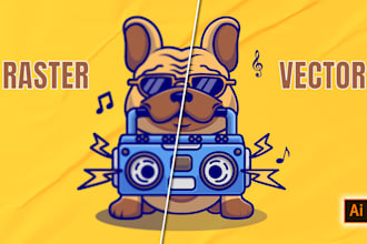 do vector tracing and convert raster to vector, image to vector