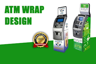 design cold calling for atm and vending machine placement, atm wrap,vehicle wrap
