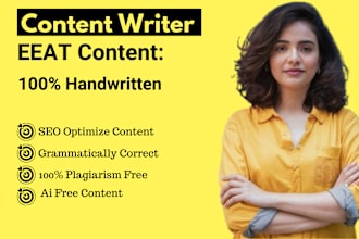 be your seo content writer, article or blog post writer