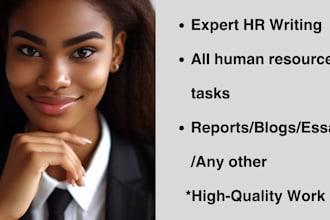 write urgent human resource management tasks