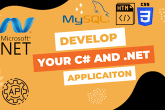 develop asp dot net mvc, core and c sharp applications