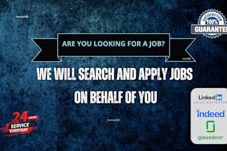 assist you in job hunting to find job through search and apply