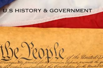 handle US history, government, world history, politics and religion