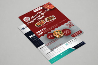 design corporate clean professional flyer