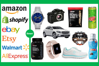 do product image editing for amazon, ebay, shopify, etsy or any online store