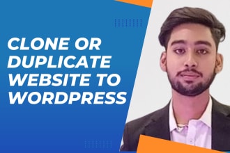 quickly duplicate any website into wordpress
