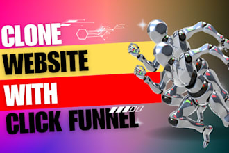 clone or redesign landing page, sales page on clickfunnels