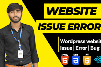fix css issues, bugs errors of wordpress website or blog