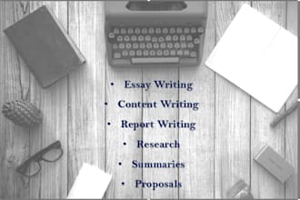 do research, content, report, essay writing, summary papers