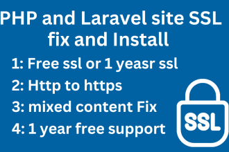 do PHP and laravel site SSL install   fix mixed content