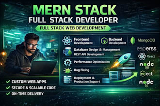 build a custom mern stack full stack web app
