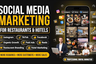 do social media marketing for restaurants, hotels