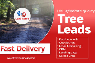 generate landscaping tree removal gardening removal tree service aboreal leads