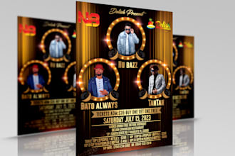 design business and event flyer