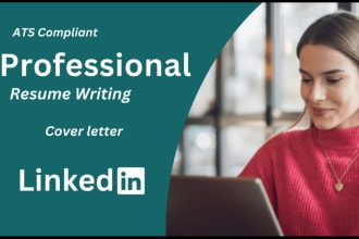 write professional resume and linkedin