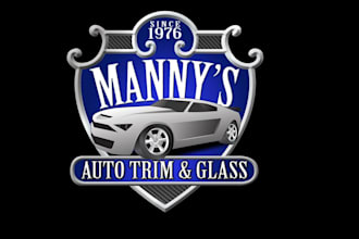 design auto detailing, automotive, car and company logo