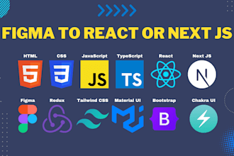 develop front end using react redux css mui and chakra ui