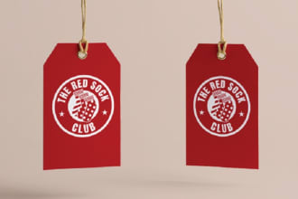 provide a badge, sticker, die cut, logo, retro vintage