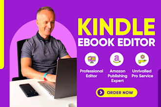 proofread and edit your kindle ebook