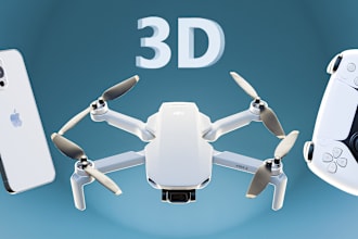 do 3d modeling and rendering products