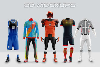 create 2d and 3d t shirt design and mock up in 12 hours
