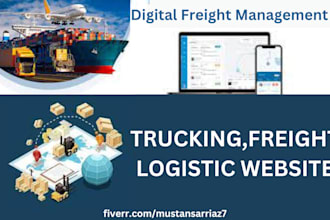 create logistics,dispatch company website with freight software integration