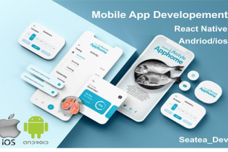 design and build flutter, react native android ios mobile application