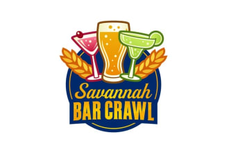 create modern bar, nightclub and restaurant logo design
