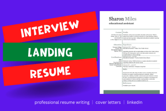 offer resume writing service professional CV writing to land you a job interview