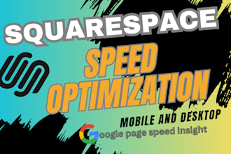optimize squarespace website speed on google page speed insight