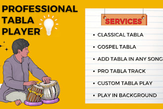 play live tabla for your song