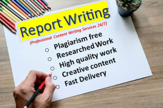 do engineering reports, articles and research writing