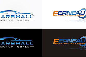 create amazing automotive auto detailing, car wash logo design