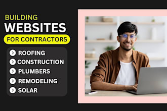 build a professional construction, roofing, hvac, remodeling website