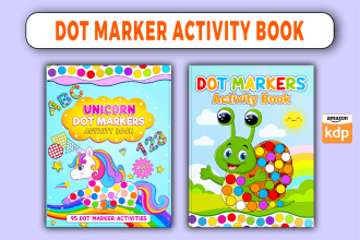 design kids activity book, dot markers for amazon kdp